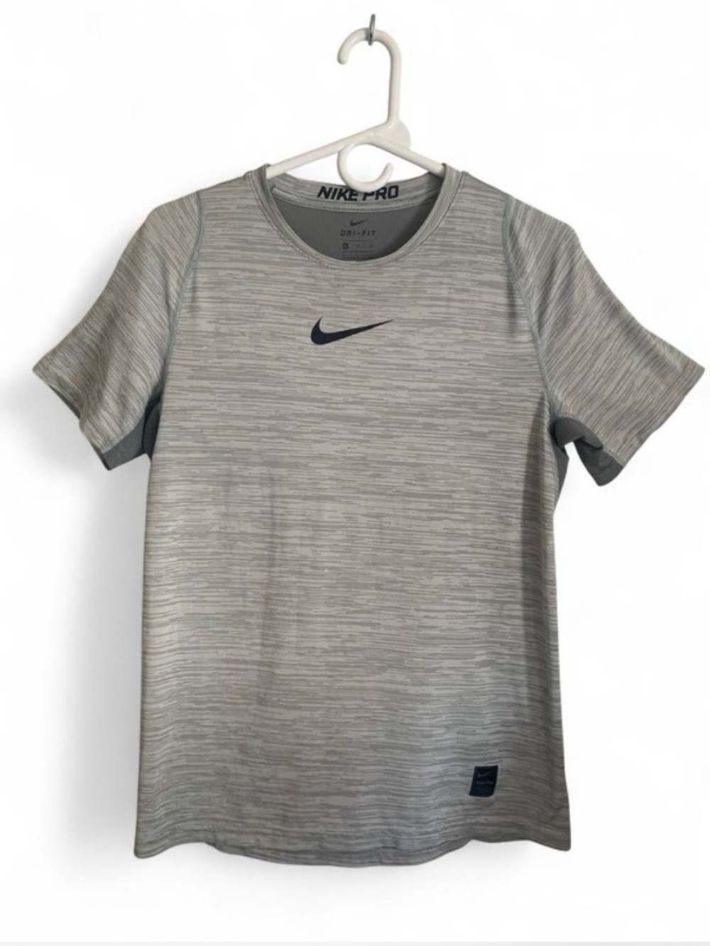 Nike Pro Dri-Fit heathered grey training shirt youth size XL
